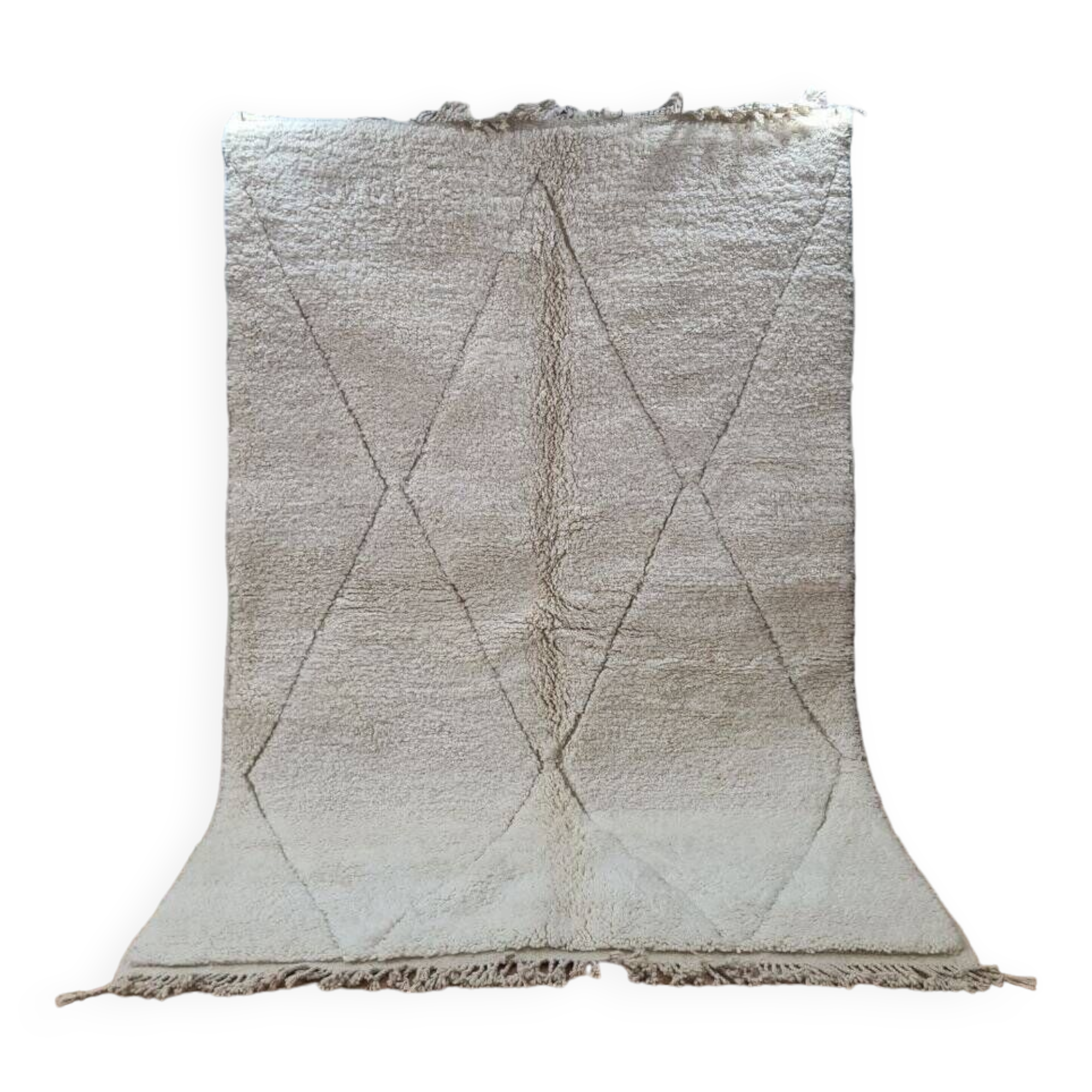 Handmade wool Berber rug 250x150 cm