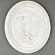 Relief wall panel medallion, allegorical scene, 20th century
