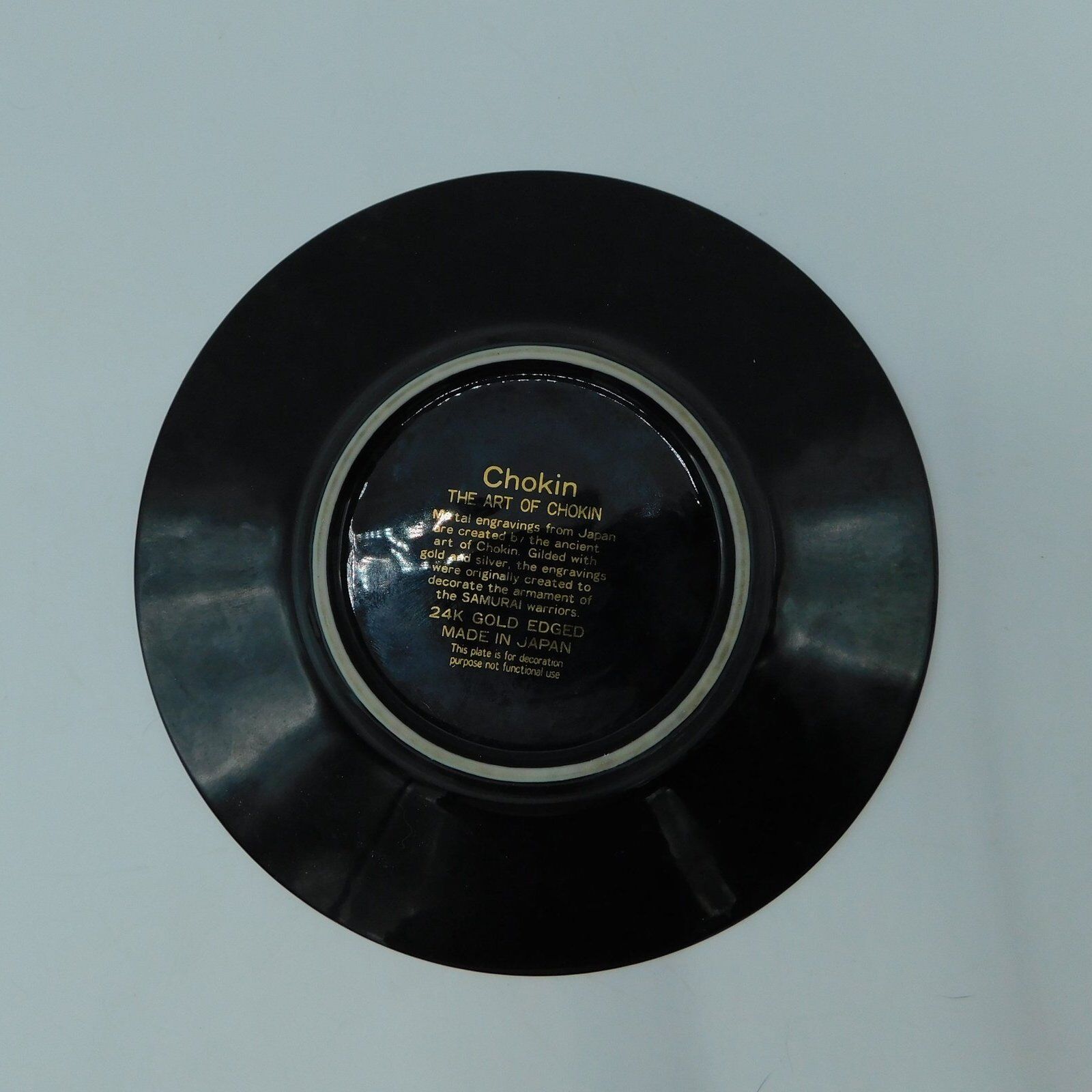 Deco plate - gold 24k - Japan