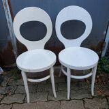 Pair of Baumann chairs, "seagull" model