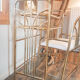 Mid century vintage art deco gold hairdresser