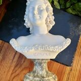 Bust of a woman signed Arnaldo Giannelli dated 1972.