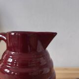 Vintage earthenware pitcher PL France