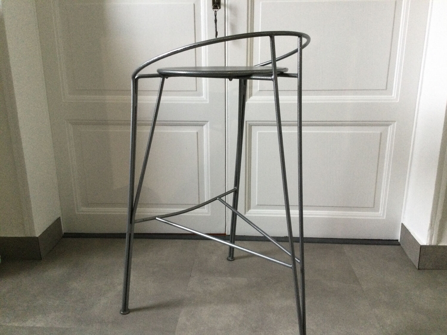 Stools model "lune d'argent" by Pascal Mourgue Fermob edition 1980