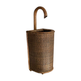 Vintage rattan umbrella door