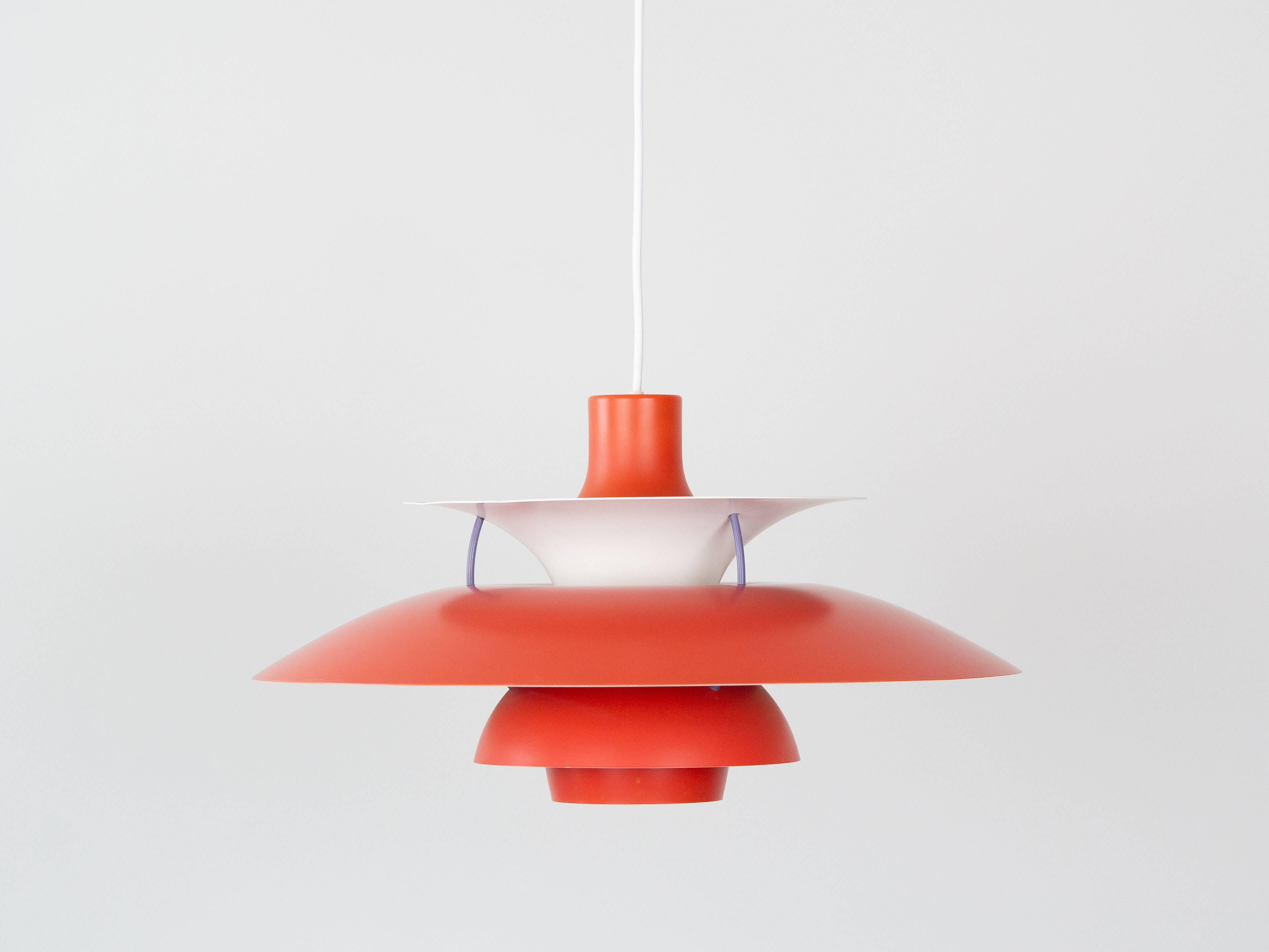 Lampe suspendue vintage PH 5 danoise par Poul Henningsen, Louis Poulsen, 1958