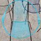 Set de 5 fauteuils en fer et scoubidou des années 50/60