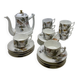 Porcelain coffee service decorated with flowers, The Great Stores of the Louvre