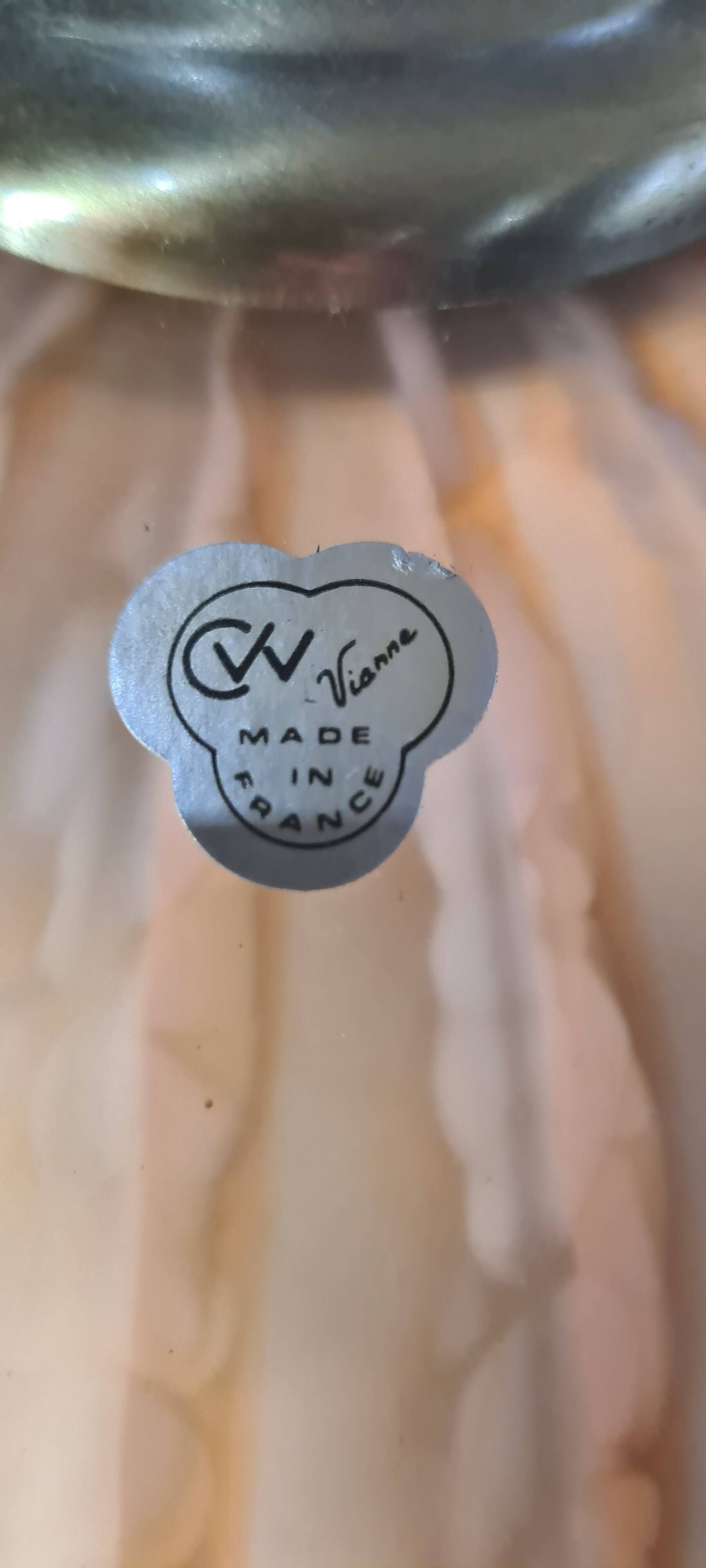 brushed brass lamp glass shade vianne 1970 to 80 with independent pulls h47x35