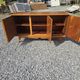 Vintage 3-door sideboard from the 60s in oak