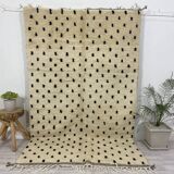 Handmade wool Berber rug 250 X 120 CM