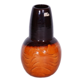 Vase du milieu du siècle, céramique émaillée, état bien conservé, Tchéquie, années 1950