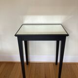 Mirrored side table