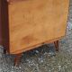 Vintage chest of drawers from the 50s 4 drawers feet compass and mahogany fins