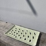 Sarreguemines ceramic braided dish