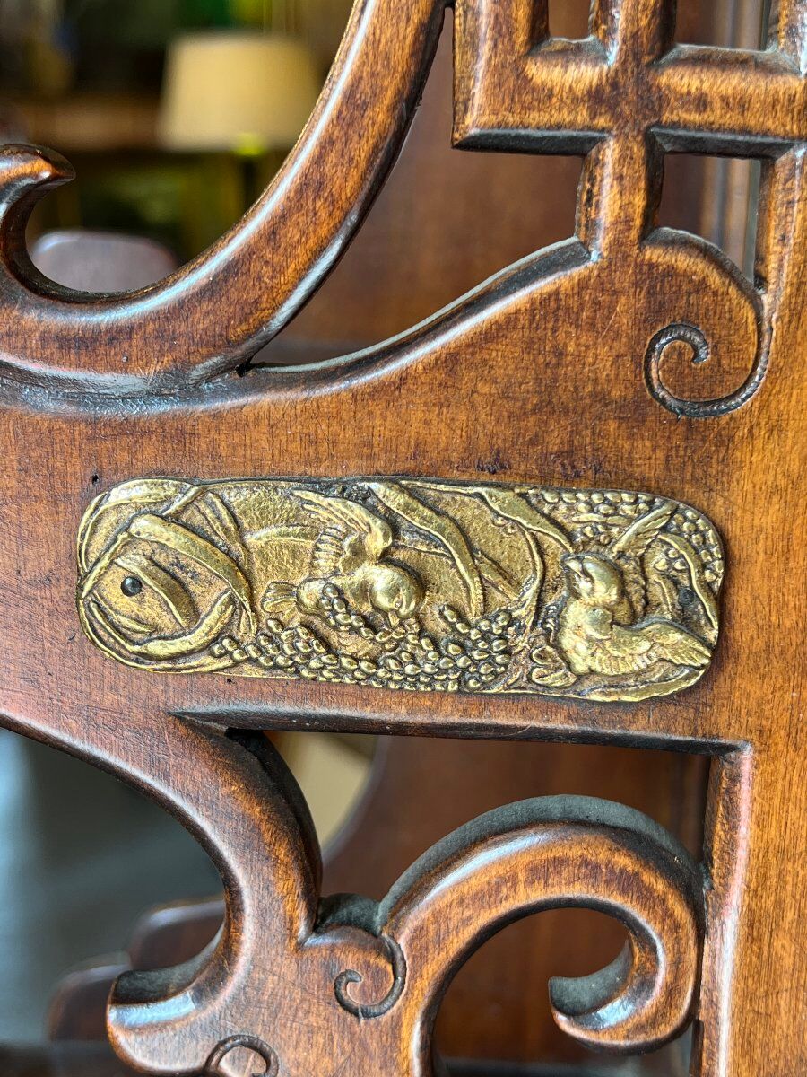 Neo-Renaissance display cabinet attributed to the creative spirit of Gabriel Viardot, circa 1890.