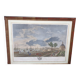 Framed engraving port of Bordeaux