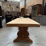Solid oak monastery table