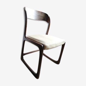 Chaise traineau Baumann