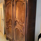 Armoire Dauphinoise ép Louis XV en noyer, Vaisselier rangement H:2.20m