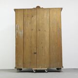 Painted Folk Art Bridal Cupboard