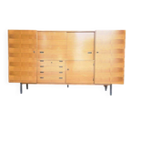 XL vintage wooden wall cabinet/buffet/storage furniture