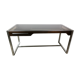 Metal and rosewood desk by Claude Gaillard for Ligne Roset 70'S