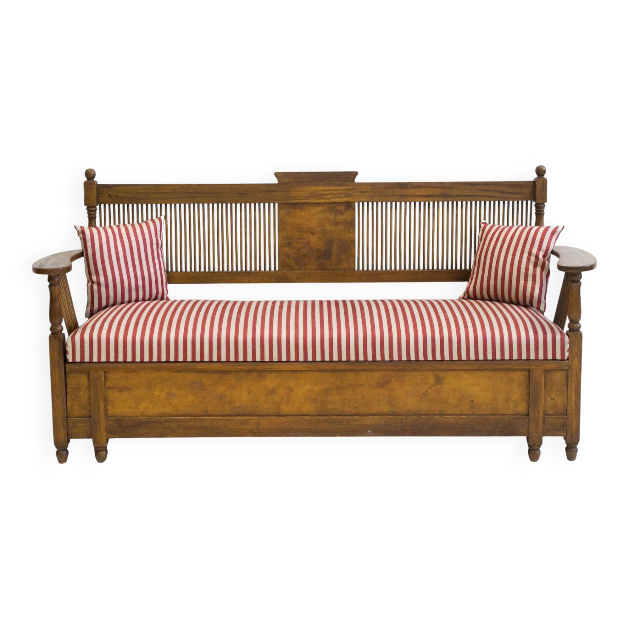 Swedish wooden sofa designed by Carl Westman