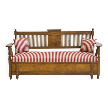 Swedish wooden sofa designed by Carl Westman