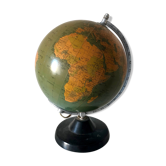 Globe terrestre verre Räth ex RDA vintage de 1964