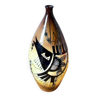 60s ceramic soliflore vase