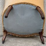 Toad armchair style Napoleon III fringe pompoms