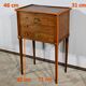 Small Living Room Table in Cherry and Walnut, Louis XVI Period – Late 18th Century