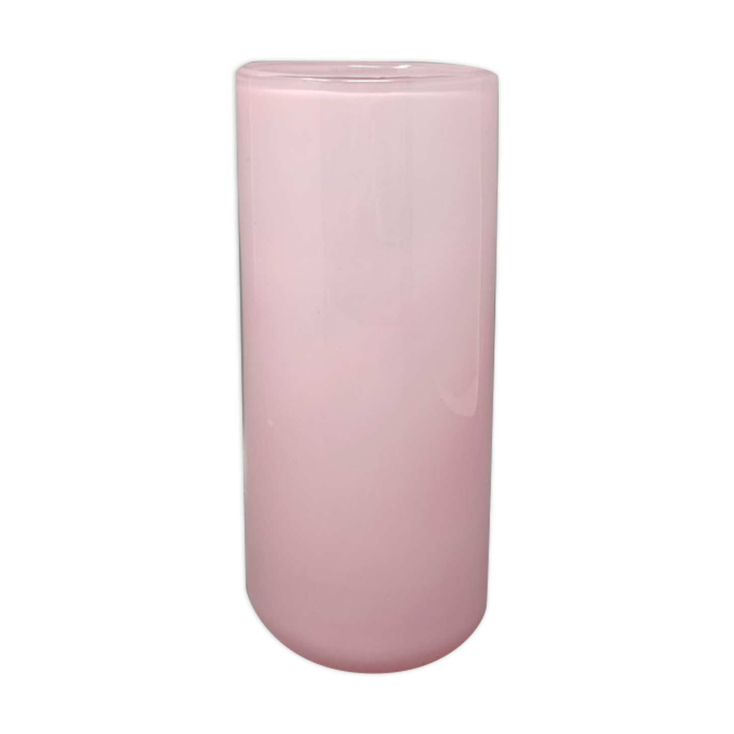 1960s Astonishing Pink Vase By Ca' Dei Vetrai in Murano Glass. Made in Italy