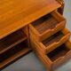 Mid-century Danish teak vinyl storage cabinet from Dyrlund, 1960s