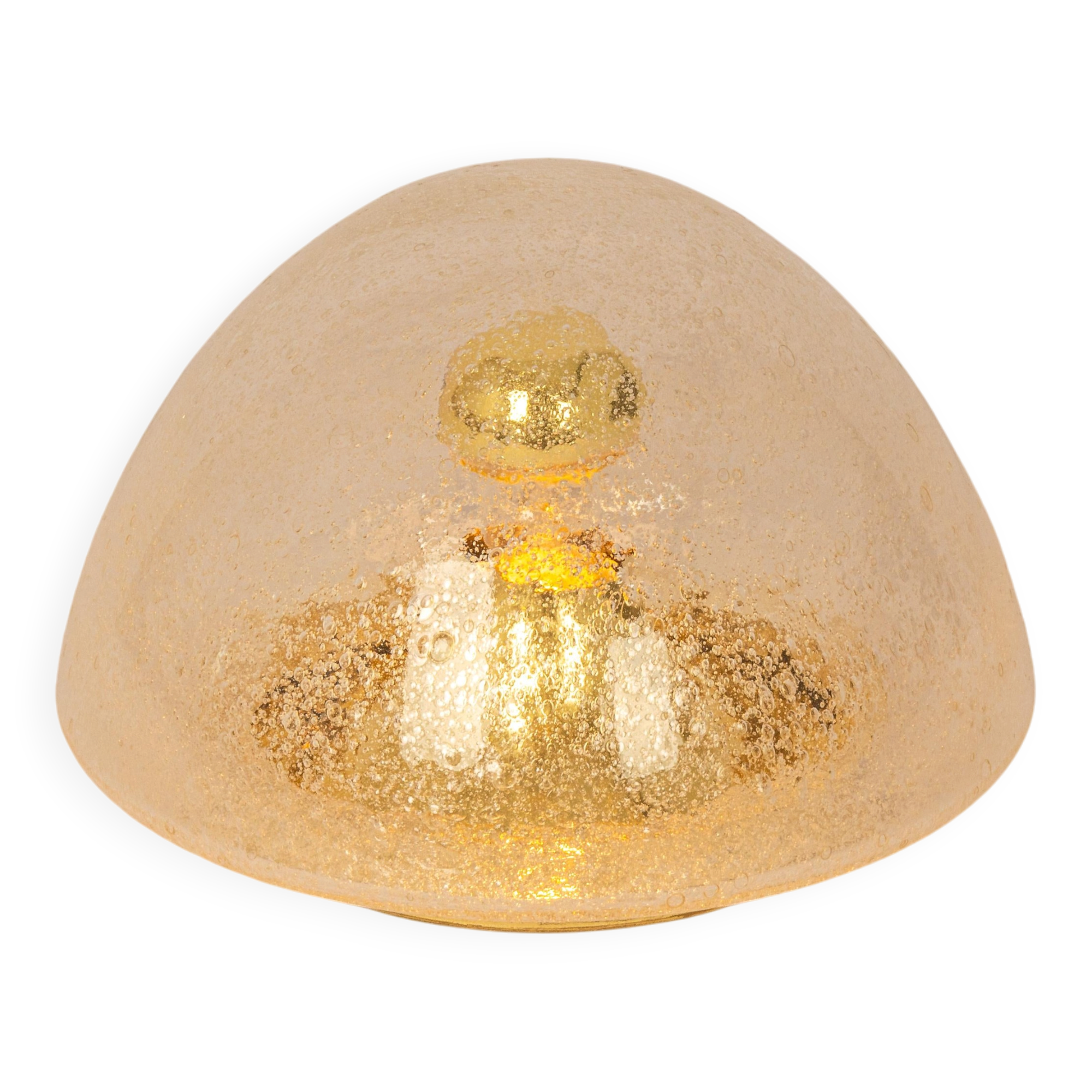 glass Space Age ceiling lights by Hoffmeister, Germany, 1960s