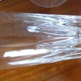 Set of 9 crystal flutes from Bayel cristallerie royale de Champagne