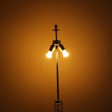 Carl Fagerlund Crystal Floor Lamp for Orrefors , 1960s