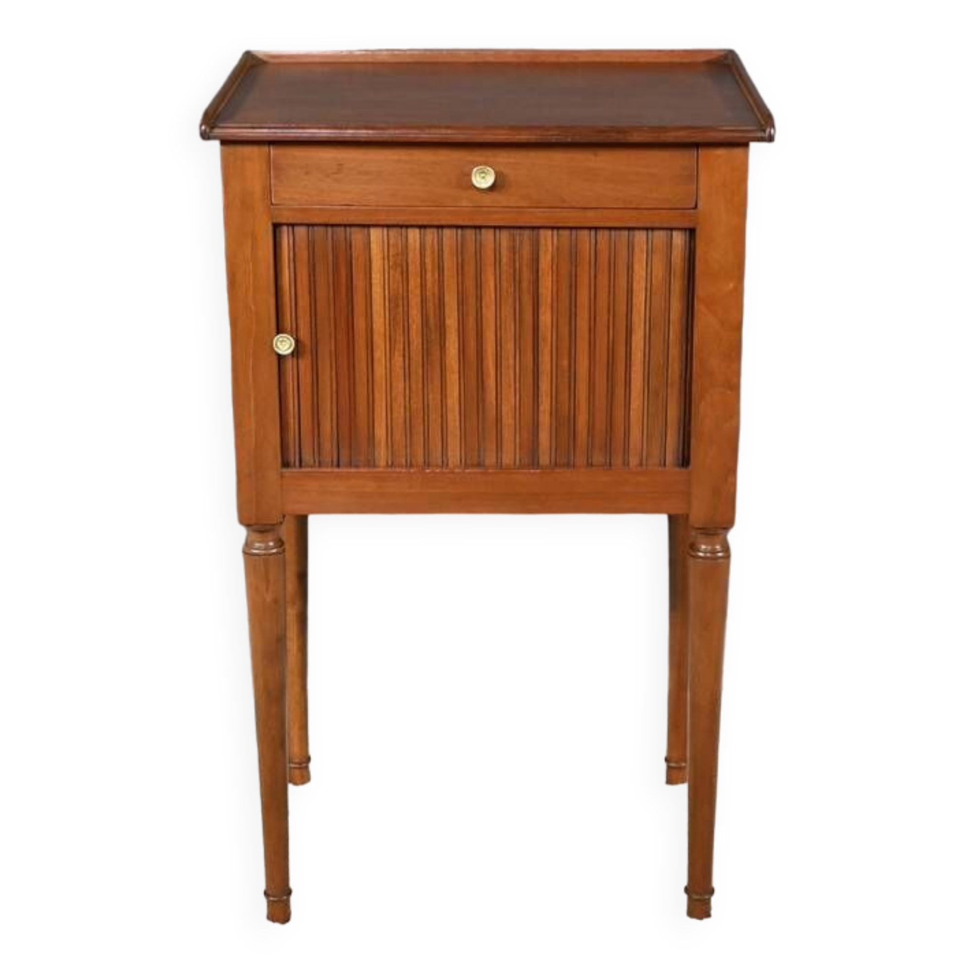 Small Mahogany Living Room Table, Louis XVI Period – Late 18th Century