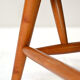 Scandinavian vintage black leather chair