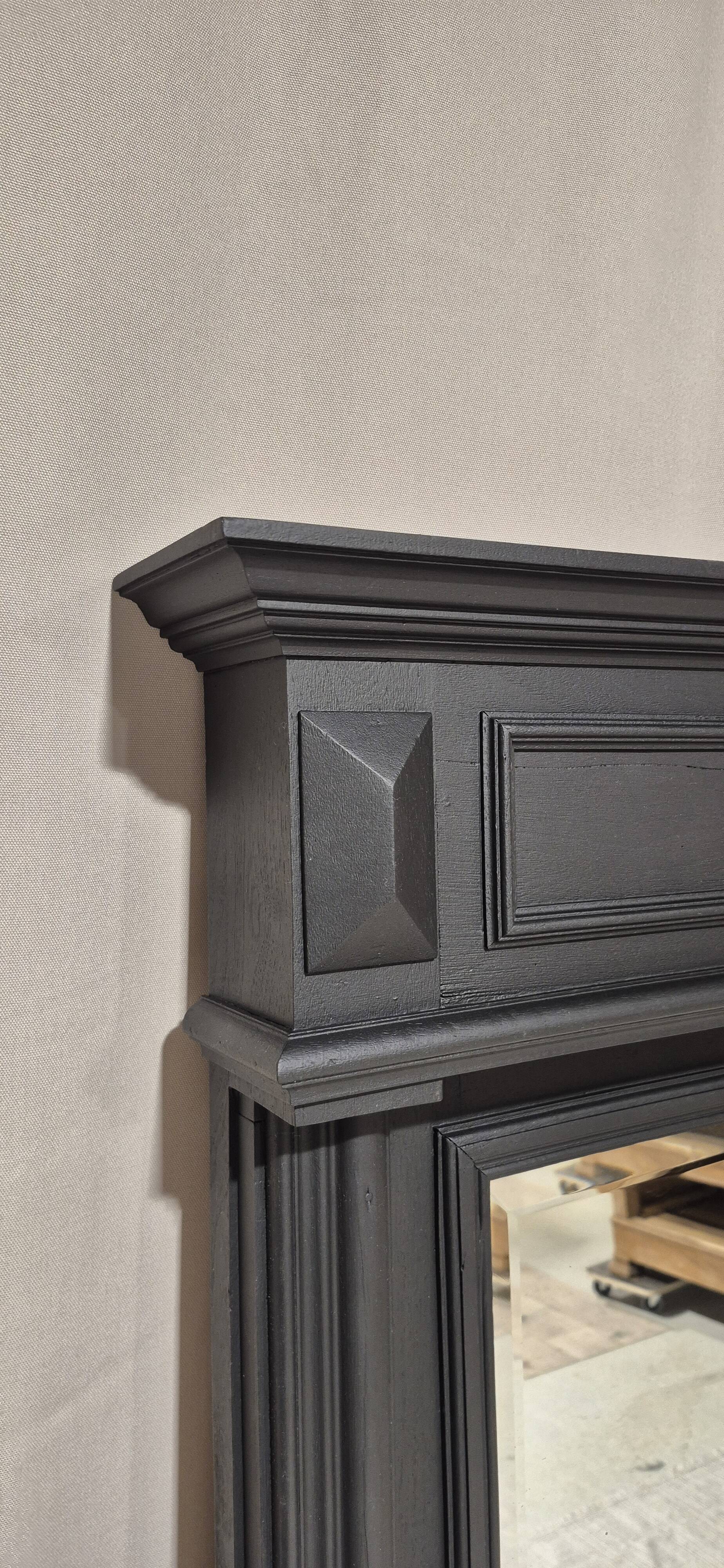 Antique bevelled mirror