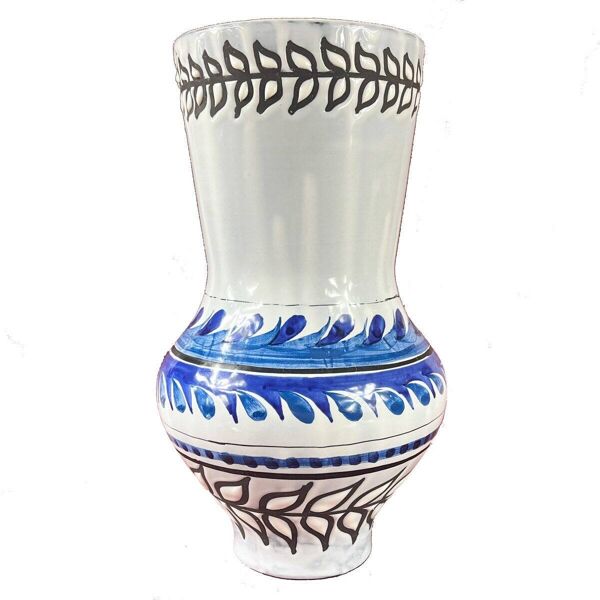 Vase balustre bleu Roger Capron