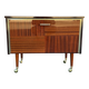 Vintage 70s TV console bar