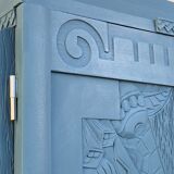 Blue wardrobe art deco 1930