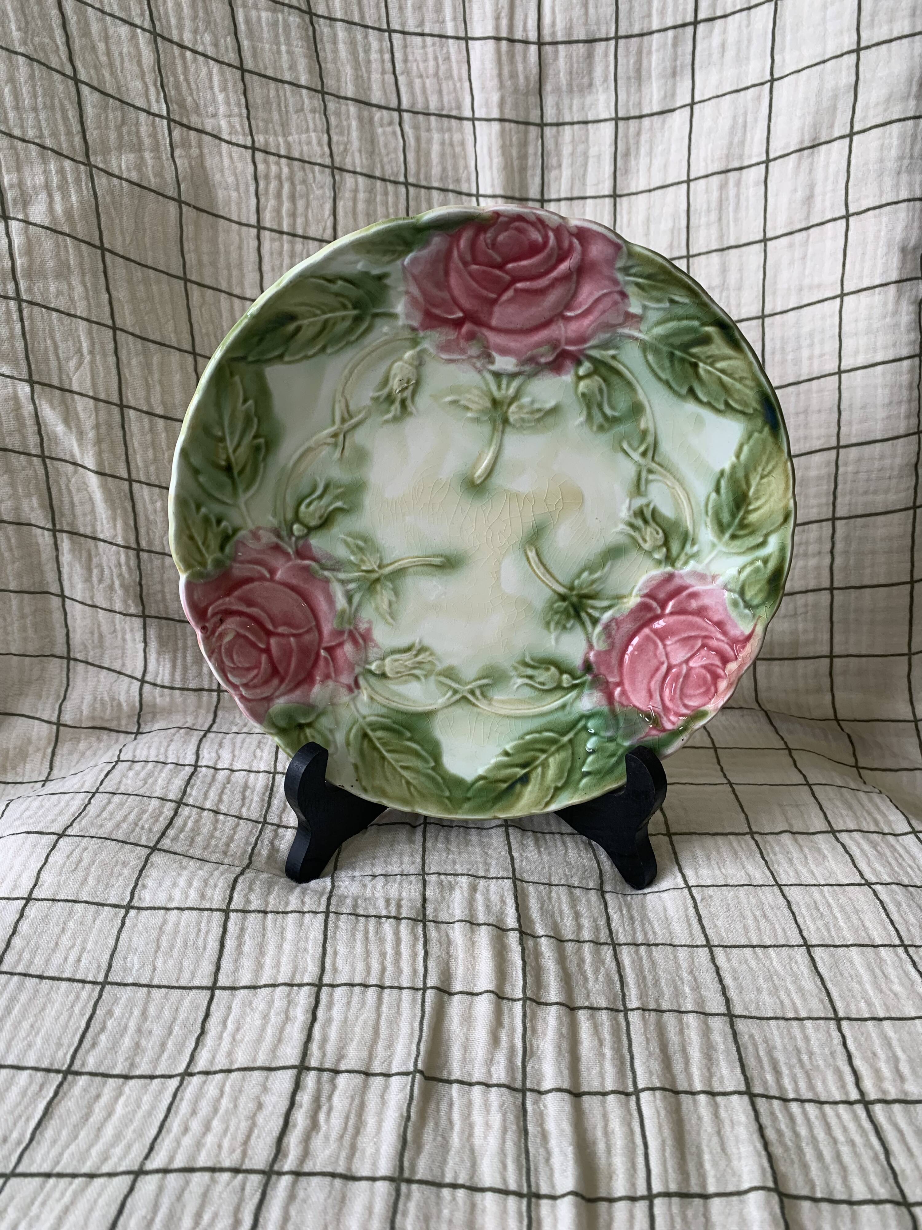 Assiette barbotine