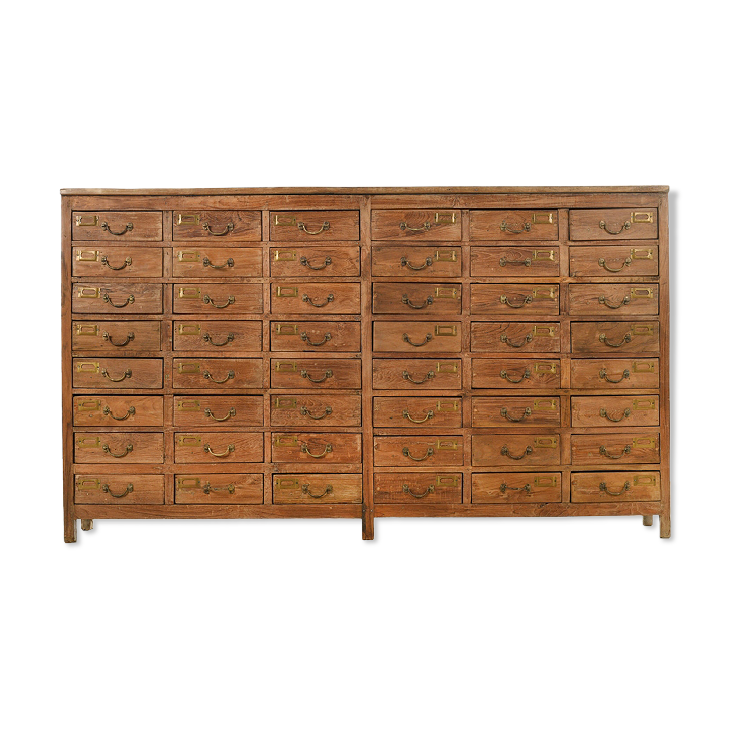 Wooden chest of drawers with 40 drawers