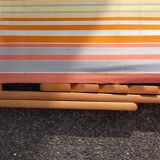 Deck chair, Chilean vintage orange tone