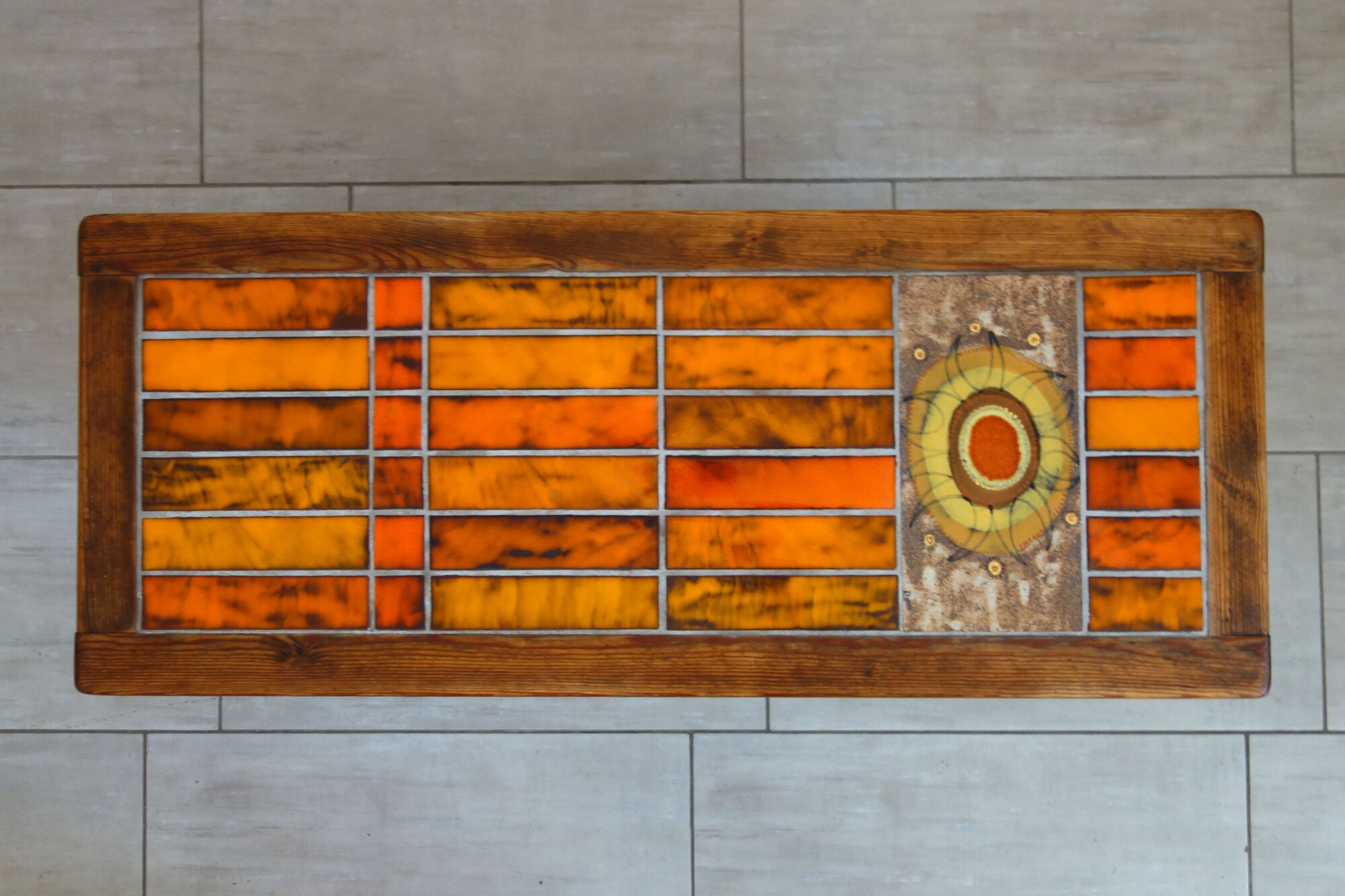 70s ceramic coffee table