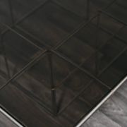 Table basse en acier, années 1970