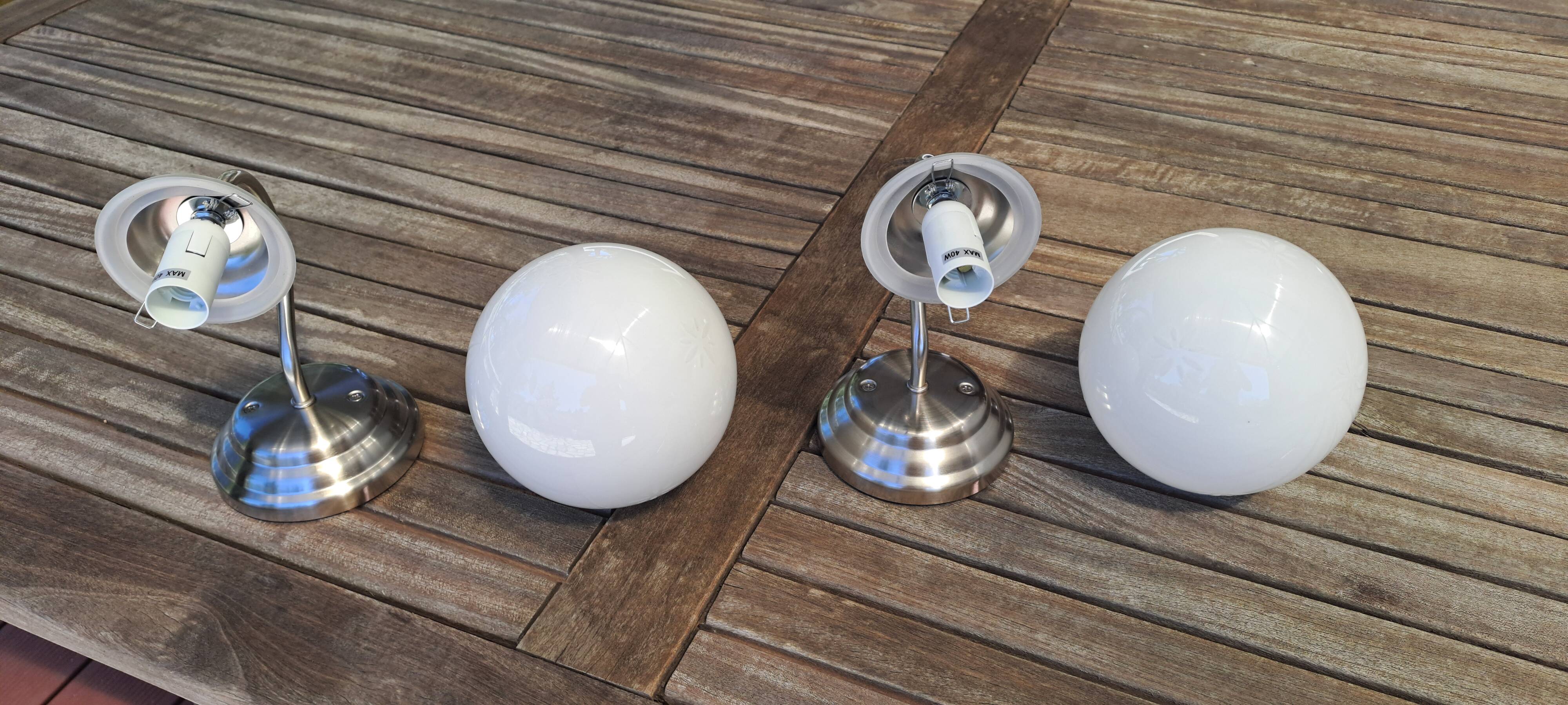 Art Deco style wall lights